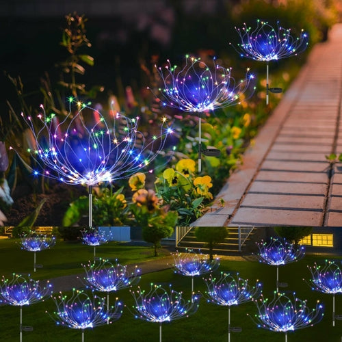 120LED  Solar Firework Lights Garden Christmas Decorations