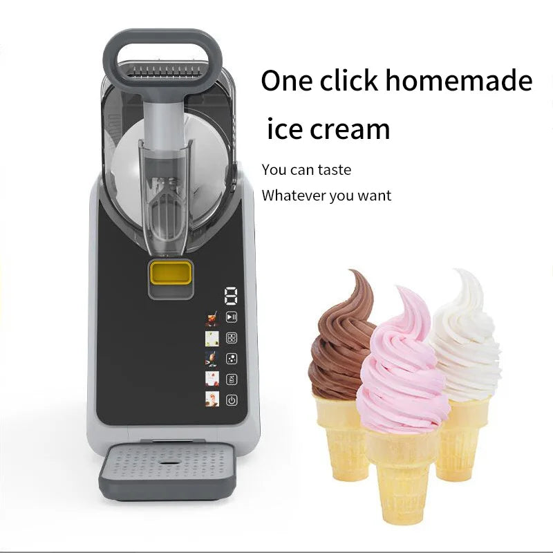 XEOLEO Household Small Drink Slush Machine 150W Snow Melting Machine Granizing Machine Ice Cream Smoothie Beverage Machine