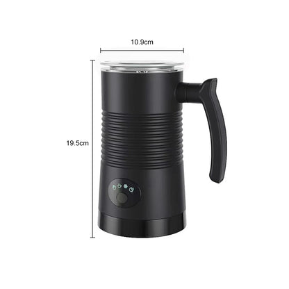 Electric Milk Frother Automatic Rotary Foamer for Coffee Cappuccino Latte 4 in 1 Hot and Cold Foam Maker Milk Frother Foamer
