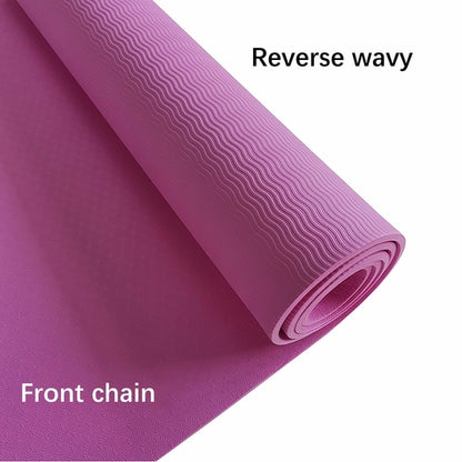 Purple fabric with 'Reverse wavy' and 'Front chain' text on a white background